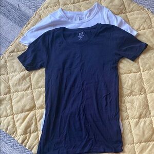 GAP Women’s Short Sleeve Tee Set - Navy and White